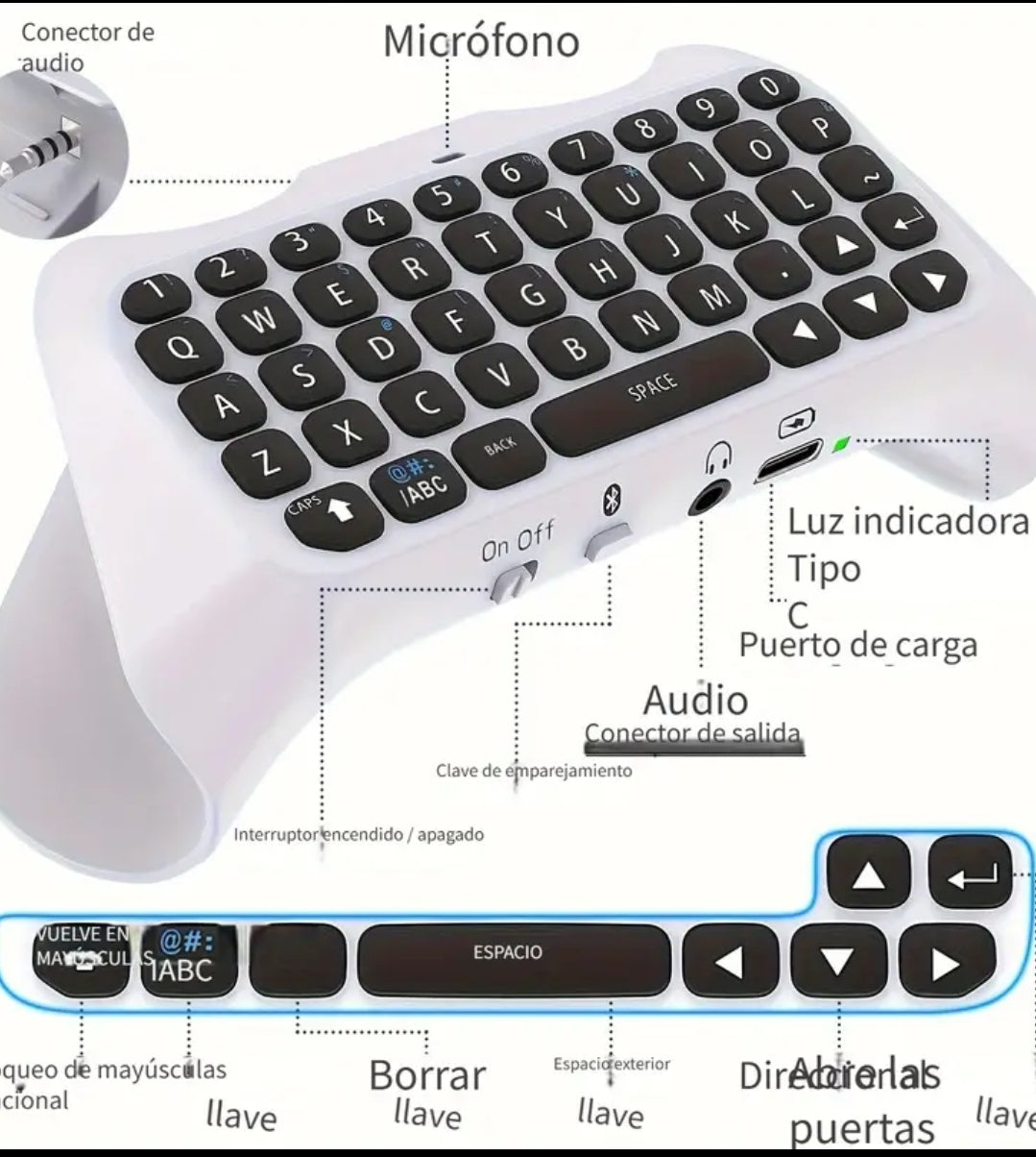 Teclado mando ps5