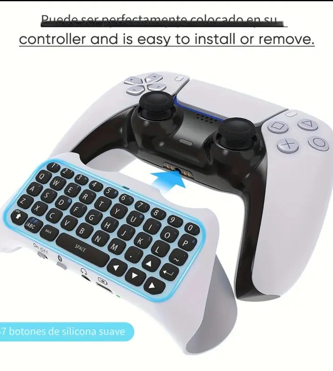 Teclado mando ps5